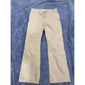 H&M Light Pink Carpenter  Jeans Womens Size 8